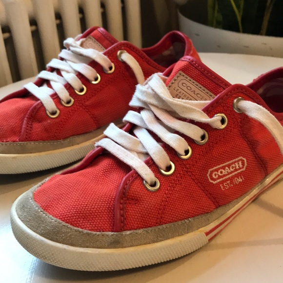 Coach Elen Red sneakers - Picture 3 of 9